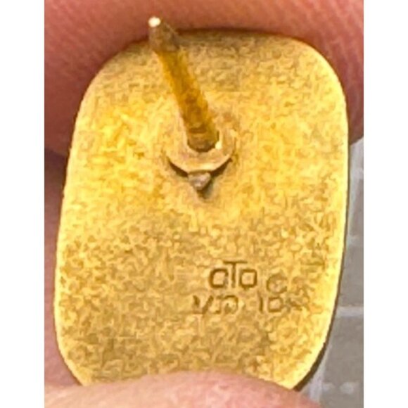 Vintage Sears 20 Year Service Pin Gold Filled Employee Lapel Badge - Picture 2 of 2